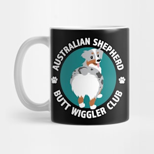 Australian Shepherd Butt Wiggler Club (Blue Merle) Mug